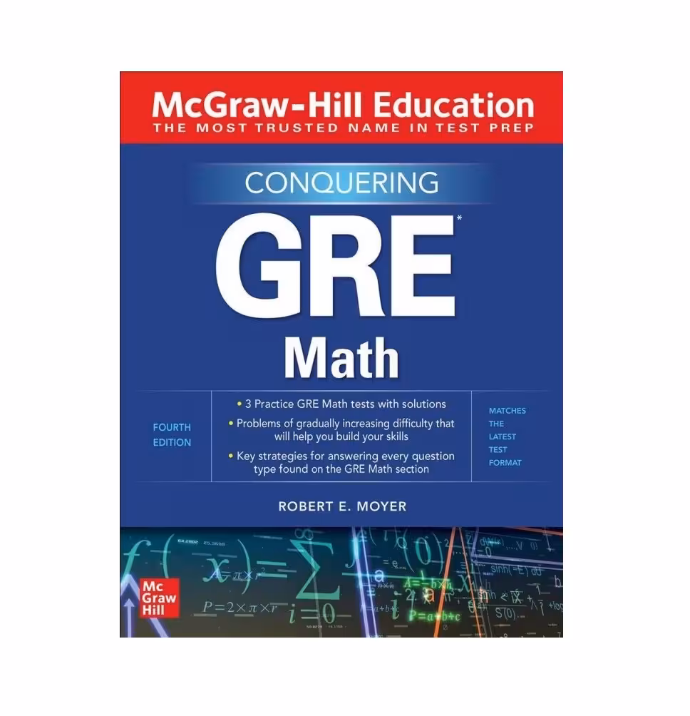 کتاب McGraw Hill Education Conquering GRE Math 4th Edition مک گروهیل اجوکیشن کانکورینگ جی آر ای