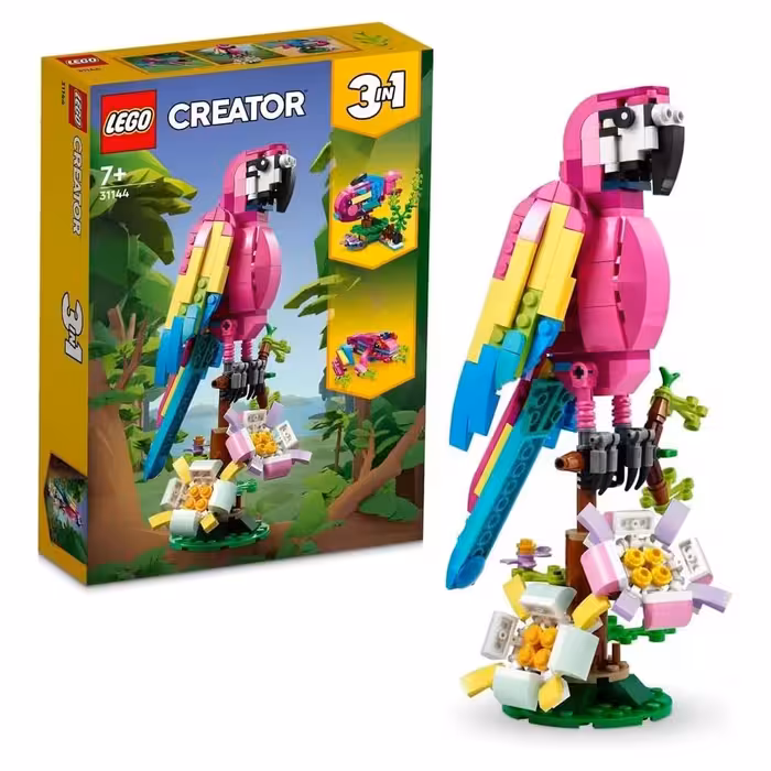 لگو Creator مدل 31144 Exotic Pink Parrot