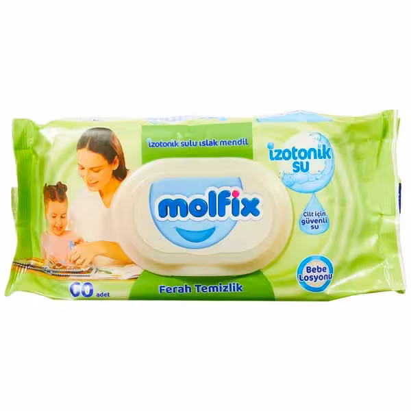 دستمال مرطوب مولفیکس 60 عددی