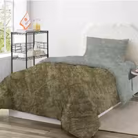 روتختی ترک طرح پتینه سبز زیتونی یک نفره