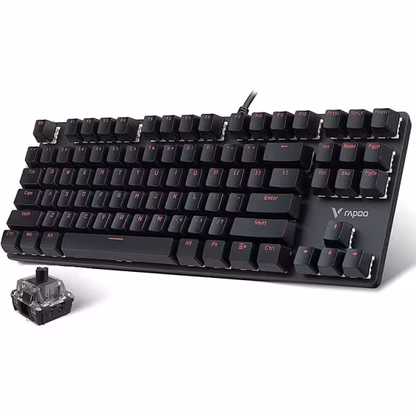کیبورد گیمینگ مکانیکال رپو مدل Rapoo V500 Alloy