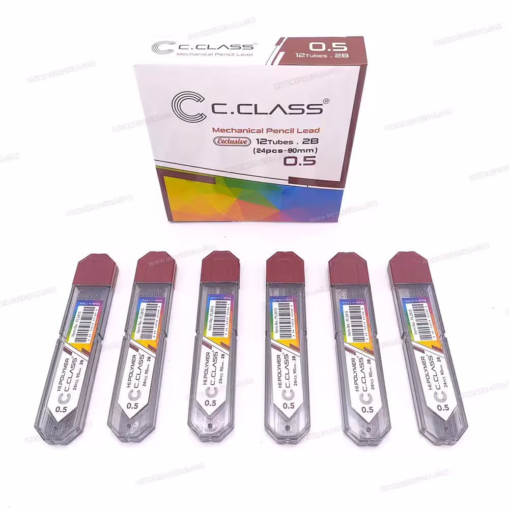 نوک مداد نوکی (اتود) 0.5 سی کلاس C.CLASS بسته 6 عددی