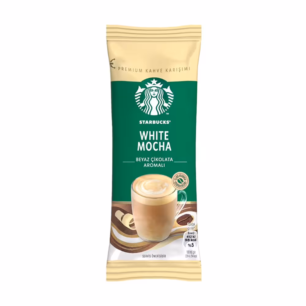 قهوه فوری وایت موکا استارباکس ساشه 24 گرم