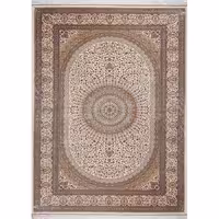 فرش دستباف گونه ابریشم قم کد 202c
