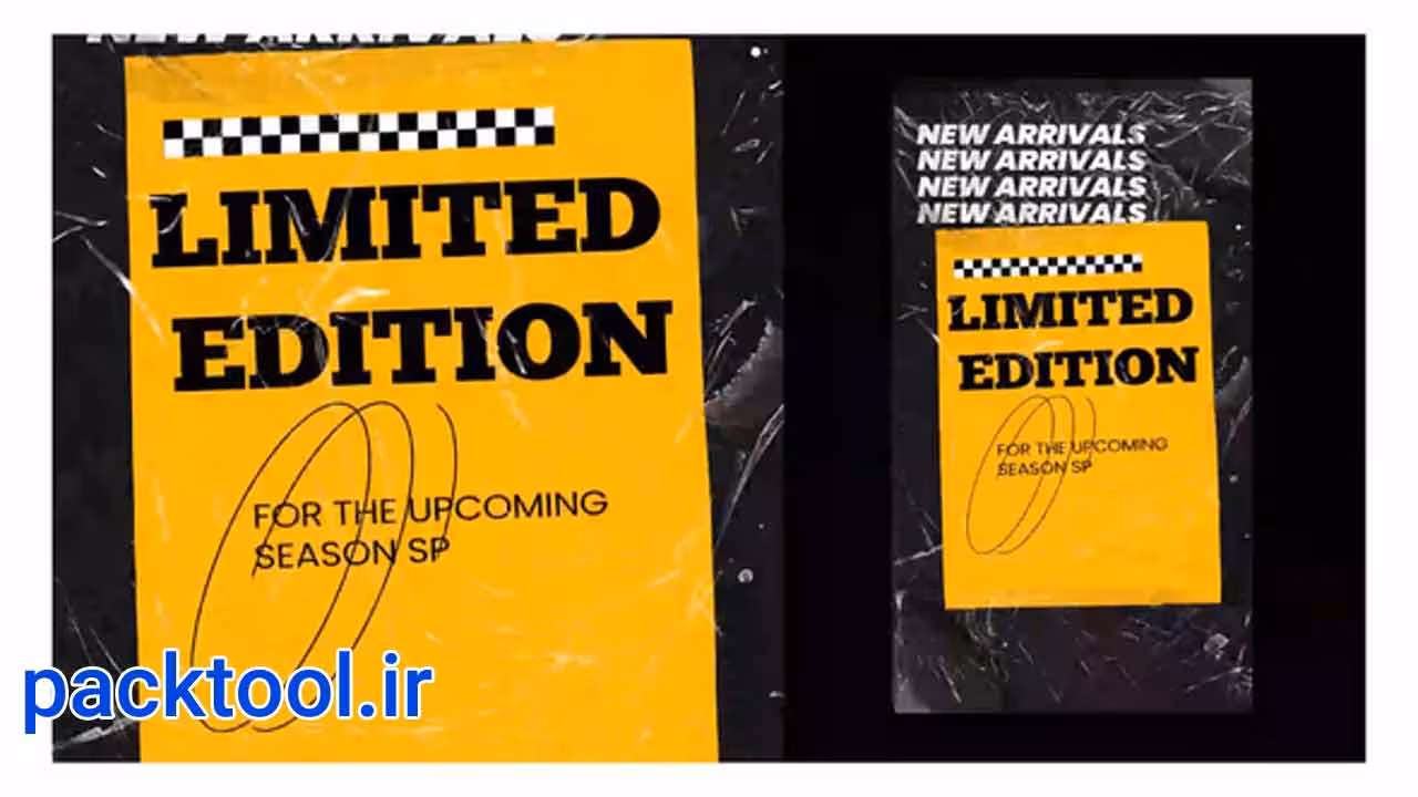 پروژه آماده افتر افکت استوری اینستاگرام فروش ویژه Limited Edition Sale Stories - پک تول