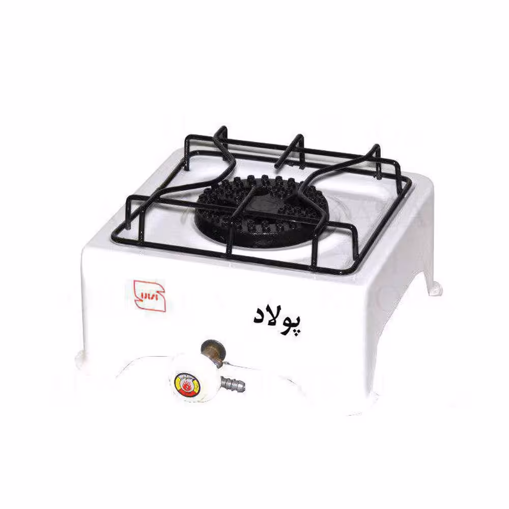 اجاق گاز رومیزی تک شعله پرسی لعاب آذرین پولاد