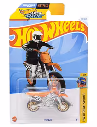 موتور مسابقه‌ای دکوری مدل HW450F Orange برند Hot Wheels