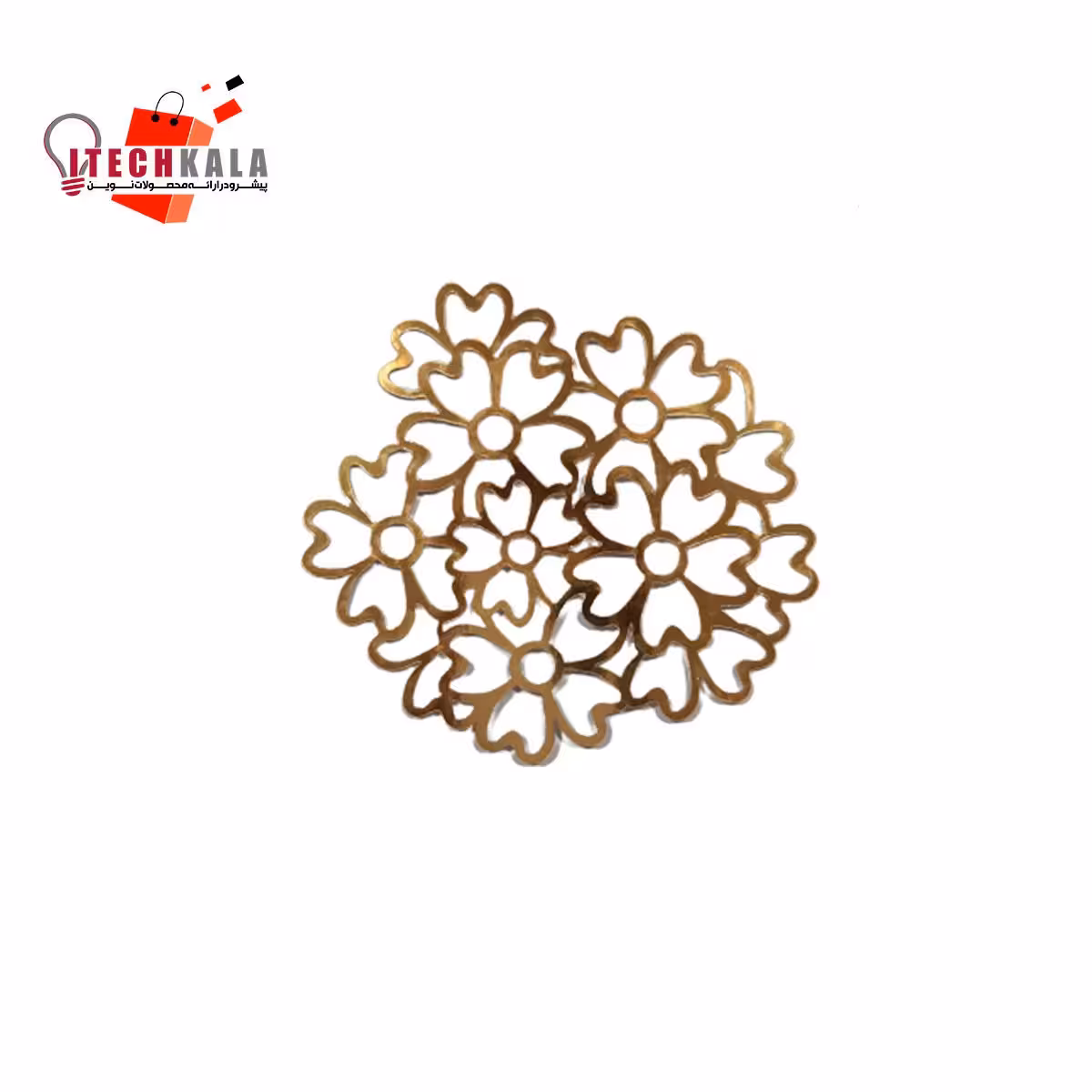 ورق مقوایی طلایی گل پامچال