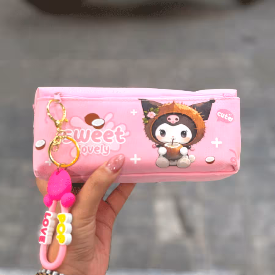 جامدادی همراه با آویز طرح کرومی 003