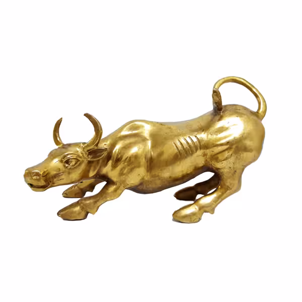 مجسمه گاو برنزی (طرح 7)
