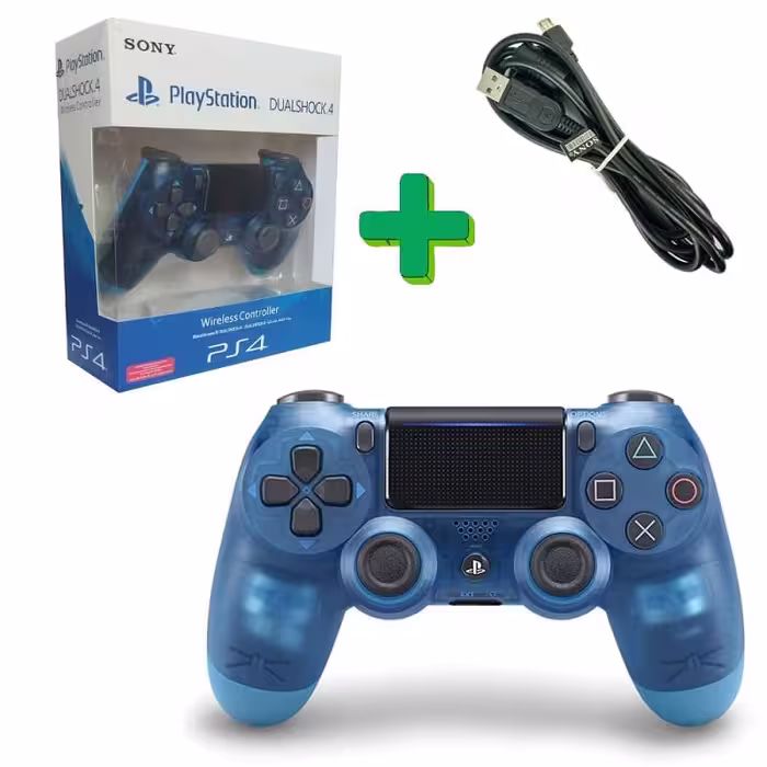 دسته بازی آبی شیشه ای کنسول PS4 (های کپی)