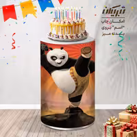 میز تولد کارتون پاندای کونگ فو کار