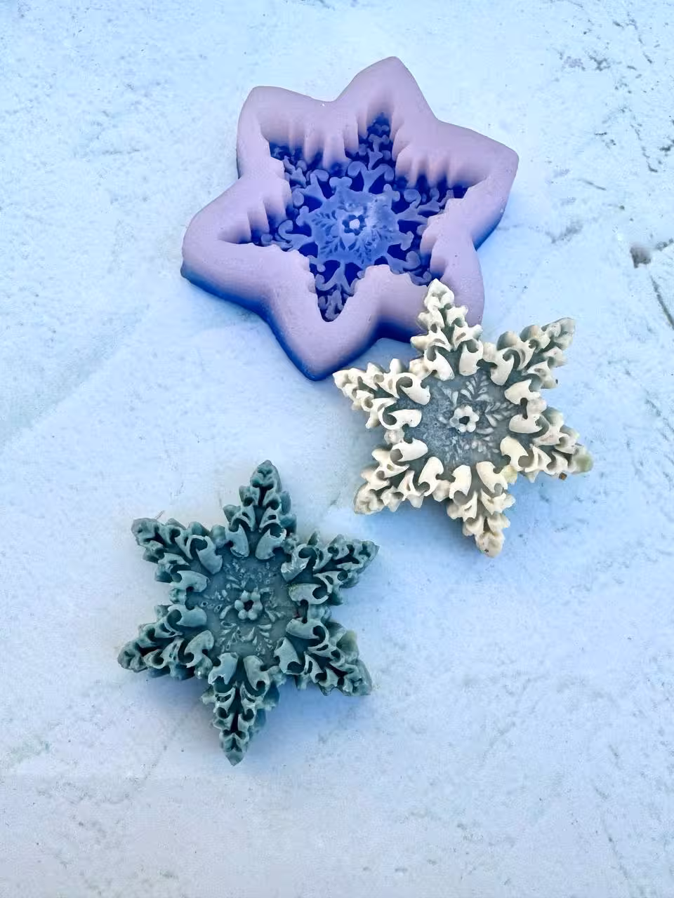 قالب سیلیکونی برف ستاره ای