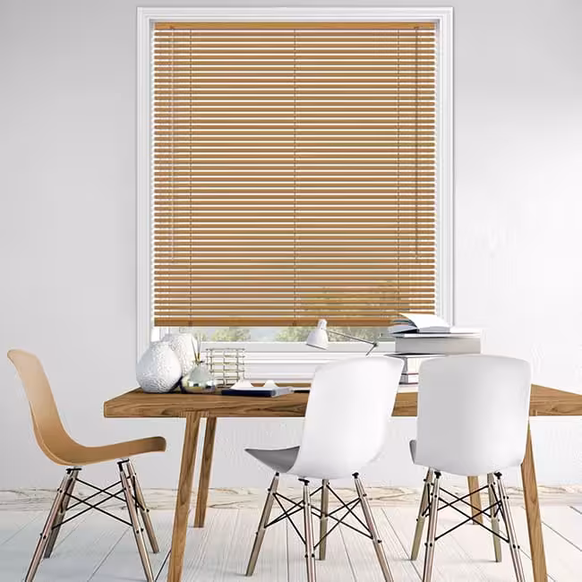 پرده کرکره ای فلزی طرح چوب 25 میلیمتری