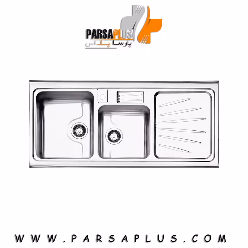 سینک استیل البرز مدل 814/60 روکار