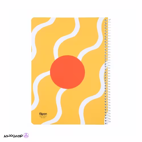 دفتر سیمی 80 برگ الیپون کد 02