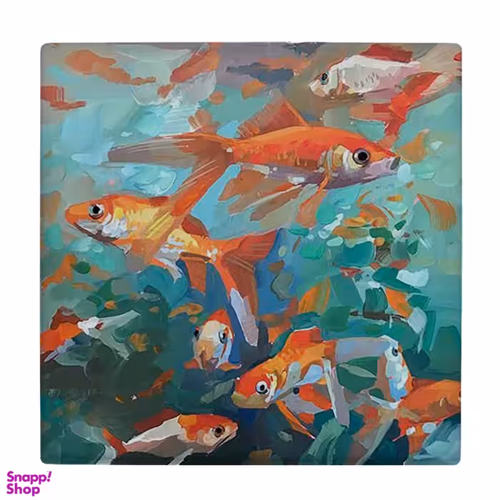 زیر لیوانی طرح نقاشی ماهی ها کد 6096818_5268