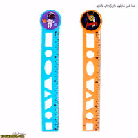 خط کش شابلون دار ژله ای فانتزی