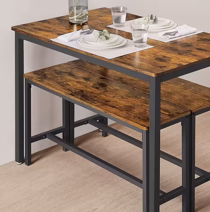 تک میز ناهار خوری روستیک کد 12132