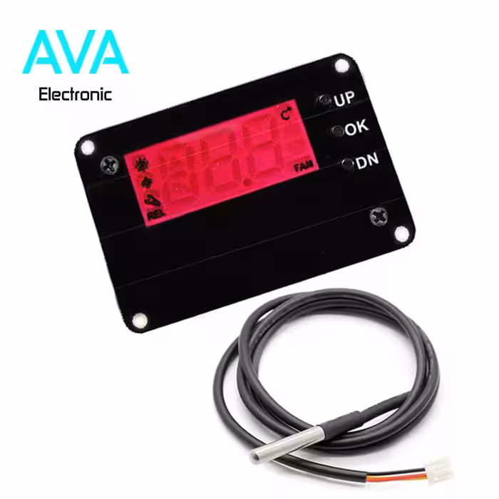 ترموستات دیجیتال با سنسور فوق دقیق ds18b20