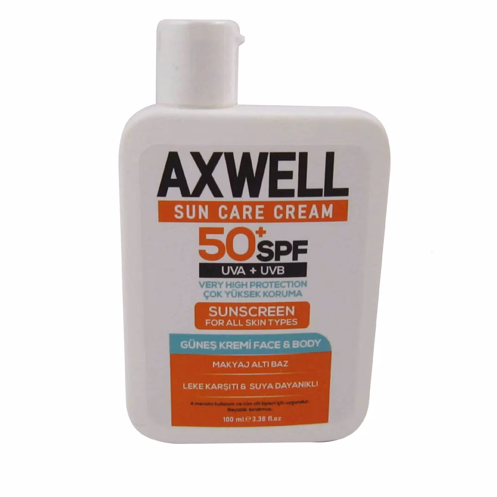 کرم ضد آفتاب اکسول ضد لک SPF 50
