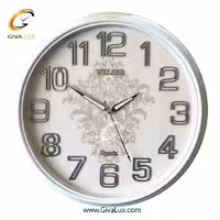 ساعت دیواری اورجینال ولدر PVC سفید| کد رفرنس 637