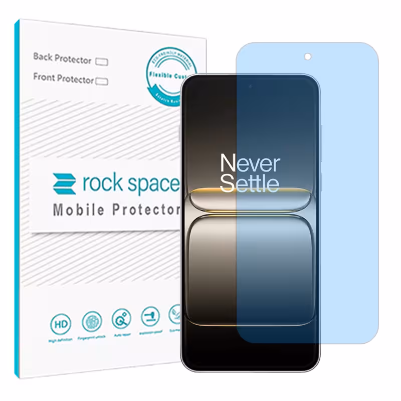 گلس وان پلاس Nord 5 مدل نانو هیدروژل آنتی بلو برند راک اسپیس کد S