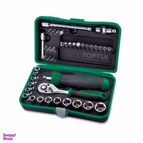 مجموعه 41 عددی آچار بکس تاپ تول کد GADW4101