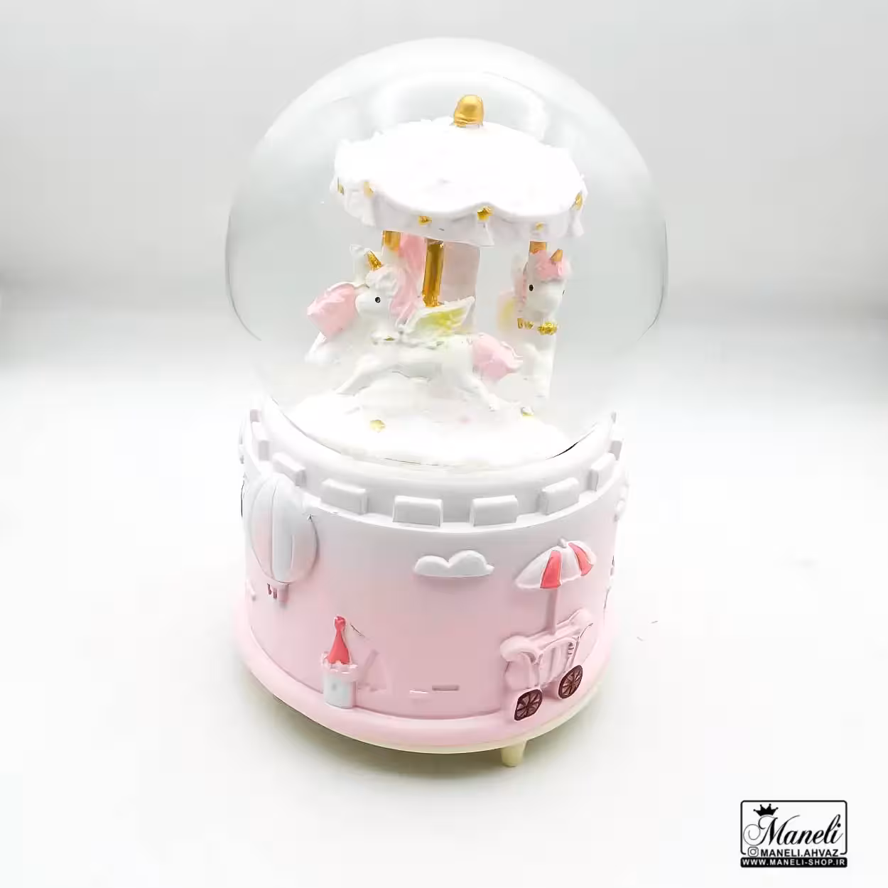 گوی کوکی موزیکال اسب تک شاخ چرخان  ویدیو 140304105