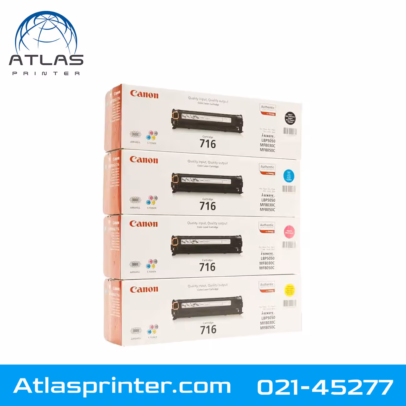 کارتریج ست چهار رنگ کانن Canon 716