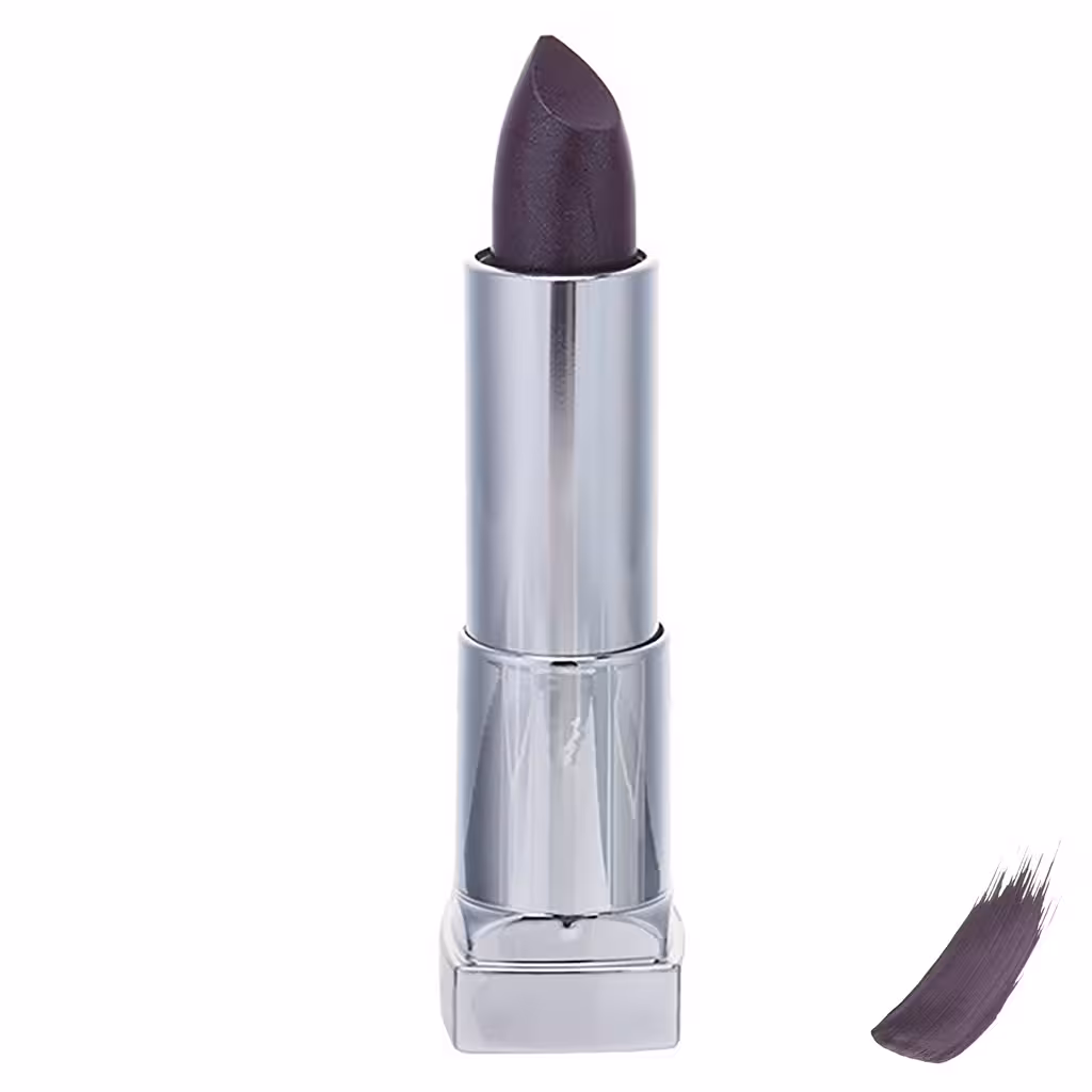 رژ لب جامد میبلین مدل Ral Color Sensational Midnight Plum 338 NU