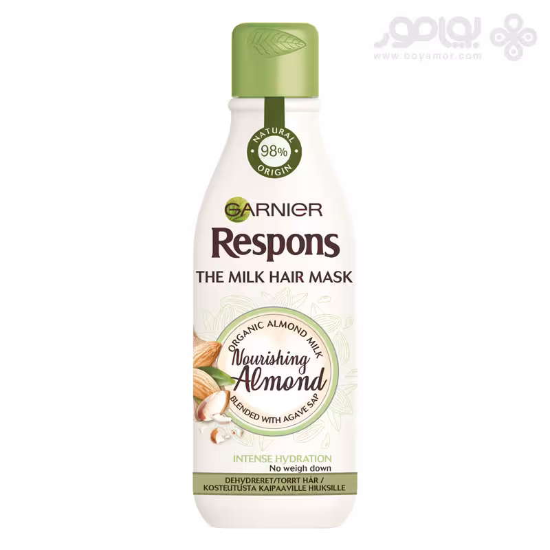 ماسک موی شیر و بادام گارنیر مدل Response حجم 250 میل
