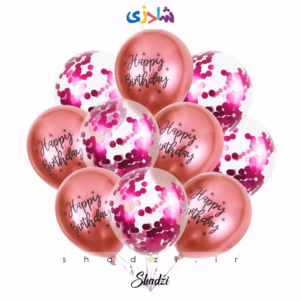 پک 10عددی کروم هپی صورتی