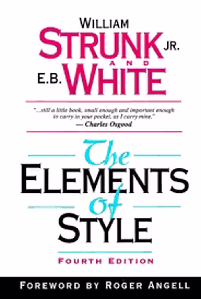 The Elements of Style 4th