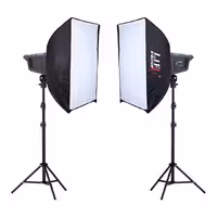 کیت ویدیو لایت BKM-400 مکس لایت با سافت باکس و پایه B-kit26