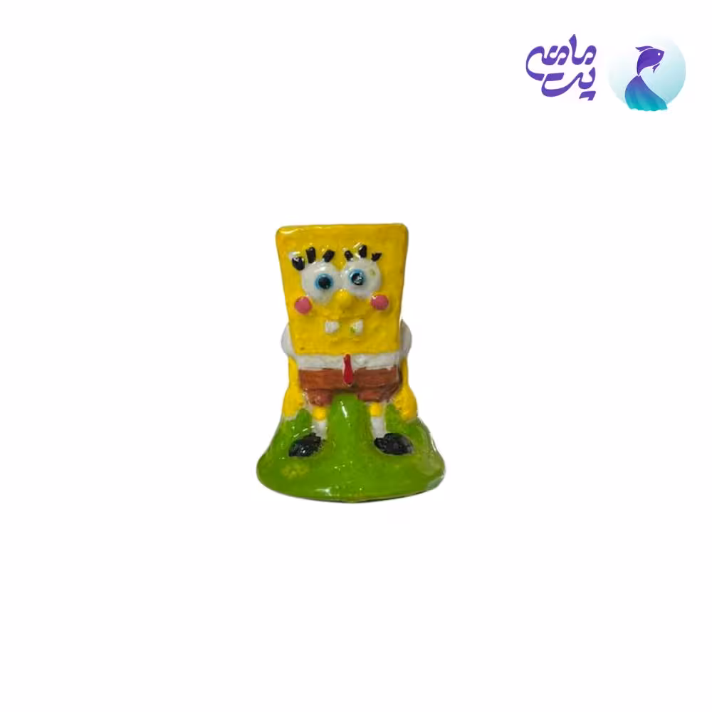دکور سرامیکی آکواریوم طرح باب اسفنجی