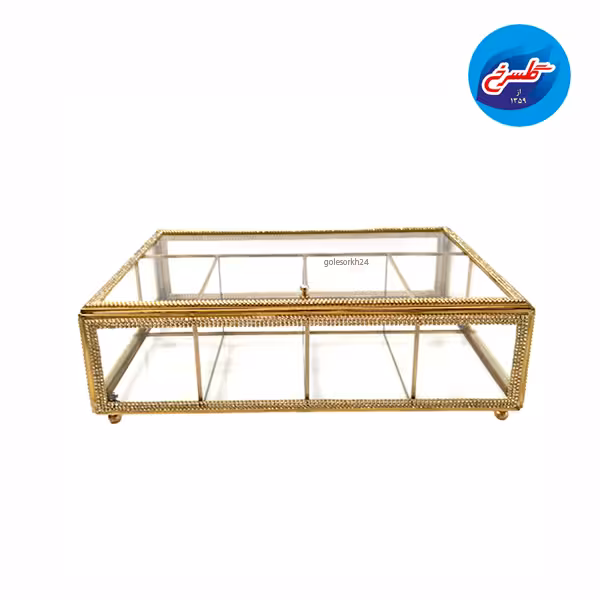 جعبه تی بگ شیشه ای XL 8623 (باکس پذیرایی)