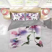 ست روتختی آبرنگی دو نفره دستیکور مدل MOD1377