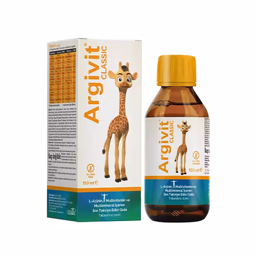 شربت ال-آرژنین و مولتی ویتامین آرجیویت کلاسیک 150 میلی لیتر