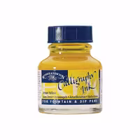 مرکب خوشنویسی وینزور زرد لیمویی Winsor Lemon Yellow