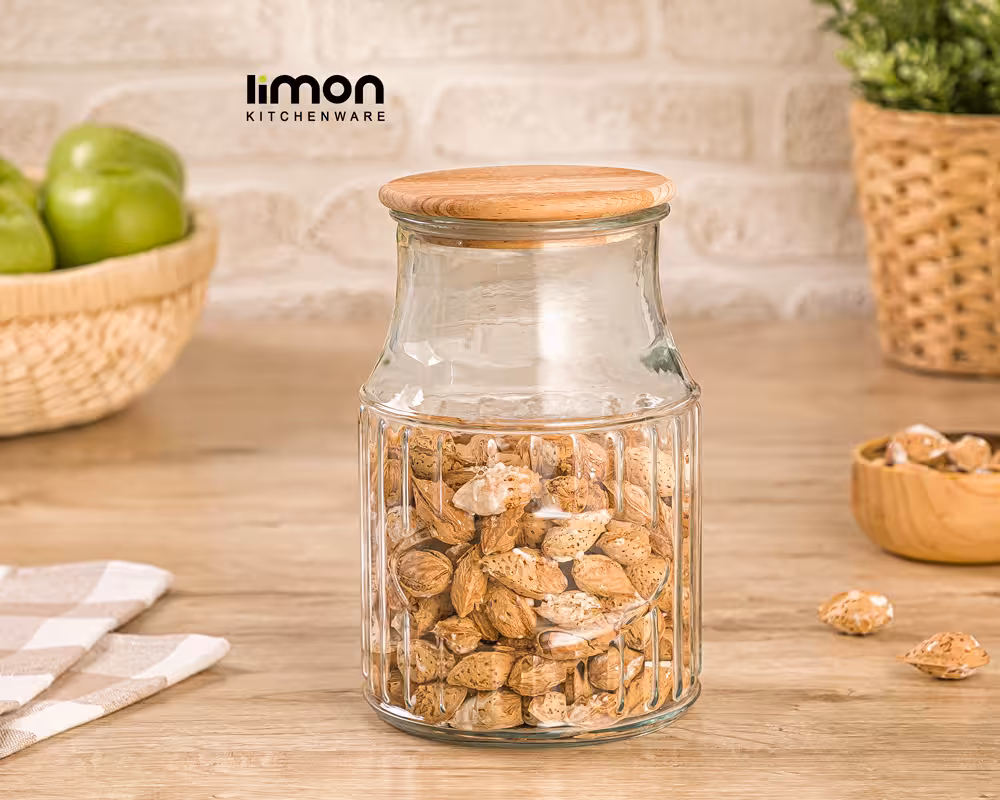 بانکه درب چوبی 1.2 لیتر کد محصول : 226159