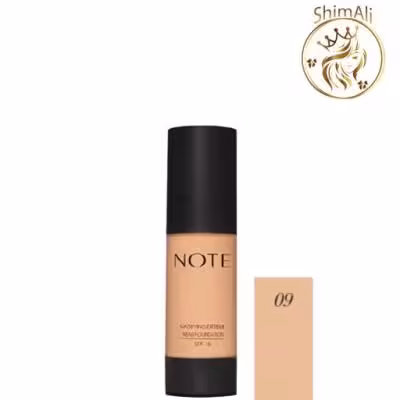 ‫کرم پودر پمپی مات کننده قوی نوت شماره 09 | Note MATTIFYING EXTREME WEAR FOUNDATION