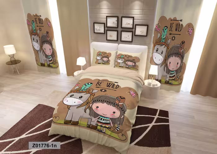 لحاف روتختی تنسل سه بعدی (3D) کالای خواب متین کد 1776