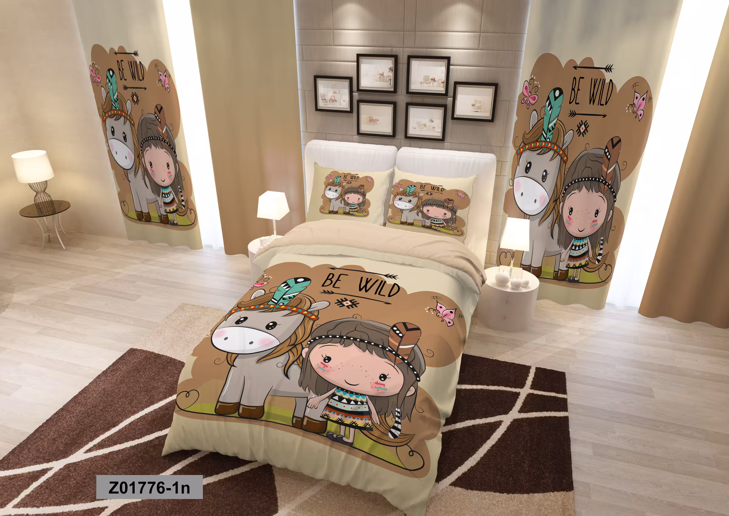 لحاف روتختی تنسل سه بعدی (3D) کالای خواب متین کد 1776