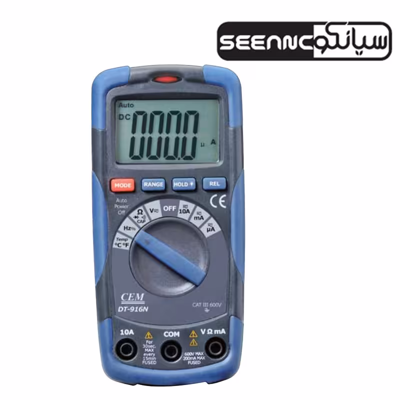 مولتی متر ارزان قیمت دیجیتالی سی ای ام مدل CEM DT-916N