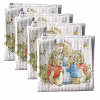 دستمال آشپزخانه مدل مامان خرگوش بسته 4 عددی