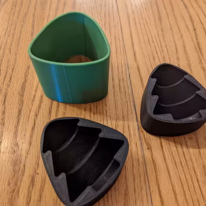 مدل سه بعدی بمب حمام طرح درخت کریسمس (STL)