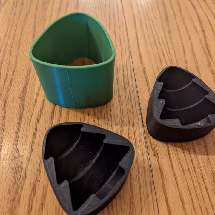 مدل سه بعدی بمب حمام طرح درخت کریسمس (STL)