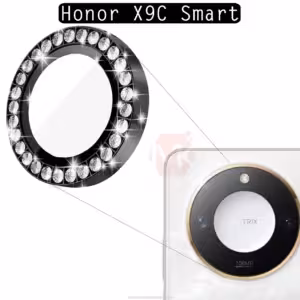 محافظ لنز نگین دار Diamond Ring Lens Glass | Honor X9C Smart