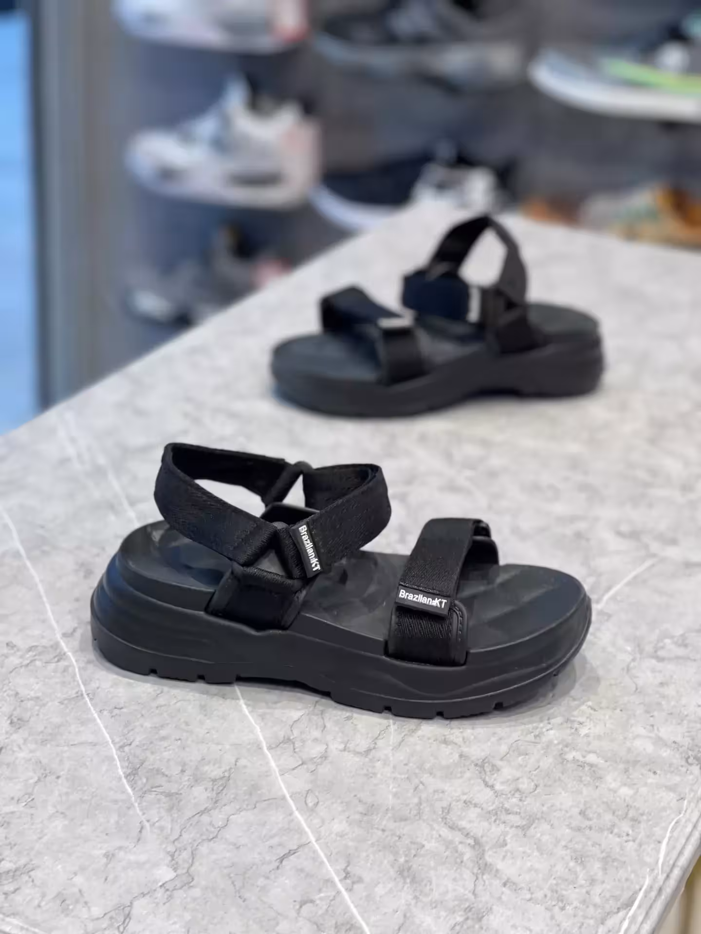 صندل زنانه لژدار وارداتی کد SS145 رنگ مشکی سایز 36